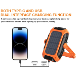 lanterna led superfire gm05, panou solar, 500 lumeni, acumulator 5200mah, incarcare, usb-c lanterna led superfire gm05, panou solar, 500 lumeni, acumulator 5200mah, incarcare, usb-c