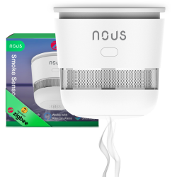 senzor smart de fum nous e8, zigbee