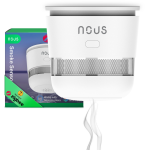 senzor smart de fum nous e8, zigbee