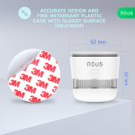 senzor smart de fum nous e8, zigbee