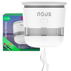 senzor smart de fum nous e8, zigbee