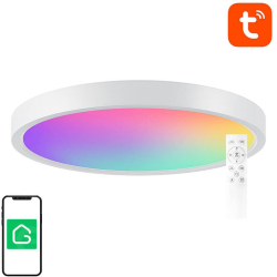 plafoniera cu led gosund lb12, rgb+cw, 30cm, 24w,1920lm,  telecomanda, control aplicatie