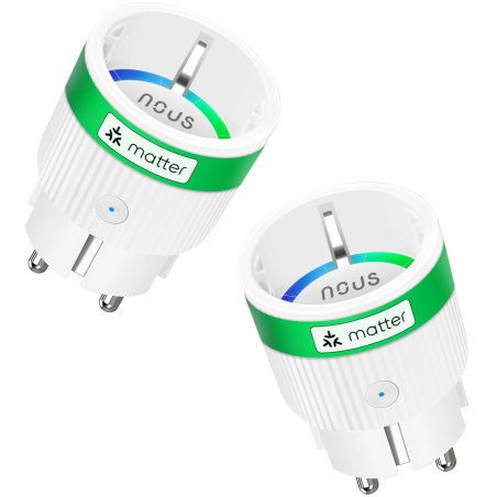 set 2 prize inteligente wifi nous a8m, 16a - matter