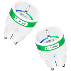 set 2 prize inteligente wifi nous a8m, 16a - matter