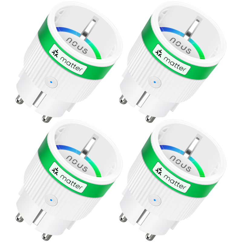 set 4 prize inteligente wifi nous a8m, 16a - matter