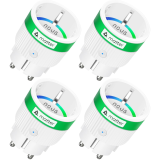 set 4 prize inteligente wifi nous a8m, 16a - matter