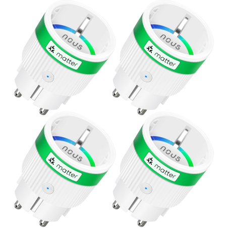 set 4 prize inteligente wifi nous a8m, 16a - matter