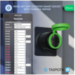 priza inteligenta wifi pentru exterior nous a6t, ip44, 16a - tasmota