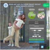 priza inteligenta wifi pentru exterior nous a6t, ip44, 16a - tasmota