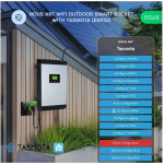 set 2 prize inteligente wifi pentru exterior nous a6t, ip44, 16a - tasmota