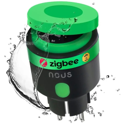 priza inteligenta wifi pentru exterior nous a6z,16a - zigbee 3.0, monitorizare energie, ip44