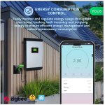priza inteligenta wifi pentru exterior nous a6z,16a - zigbee 3.0, monitorizare energie, ip44