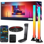 set banda si lampi led pentru tv govee tv backlight 3 lite kit, h605a, rgbicw, tv 55-65, alexa, google assistant