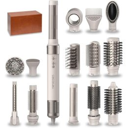 ondulator multistyler cecotec bamba ceramiccare 14 in 1 airglam, placa de indreptat si ondulator cu tehnologia coanda, uscator 1