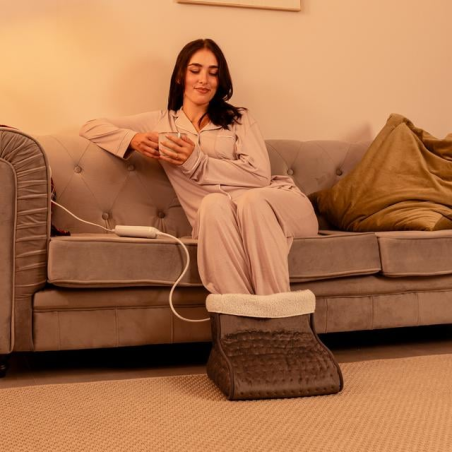 incalzitor picioare cecotec heatconfort, 100 w, 3 niveluri de temperatura, oprire automata