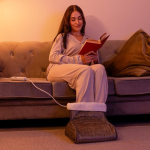 incalzitor picioare cecotec heatconfort, 100 w, 3 niveluri de temperatura, oprire automata