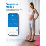 cantar de baie smart renpho r-a016,  bluetooth, maxim 180kg, negru,mod de sarcina, 13 masuratori, bmi, compatibil cu samsung hea