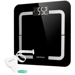 cantar de baie digital cecotec 4090 surface precision 9500 smart healthy, ecran lcd, maxim 180 kg, tenbia, four precision, babyw