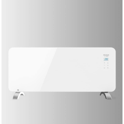 convector electric panou de sticla cecotec ready warm 6750 crystal smart, wifi, 2000 w, 20 m2, control aplicatie