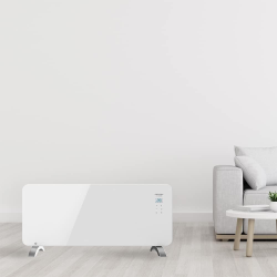 convector electric panou de sticla cecotec ready warm 6750 crystal smart, wifi, 2000 w, 20 m2, control aplicatie