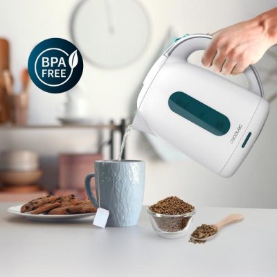 fierbator cecotec thermosense 180, 2200 w, 1.7l, fara bpa, oprire automata