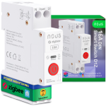 siguranta inteligenta nous d1z, 16a, zigbee, 1 canal, monitorizare energie, montare pe sina din siguranta inteligenta nous d1z, 16a, zigbee, 1 canal, monitorizare energie, montare pe sina din