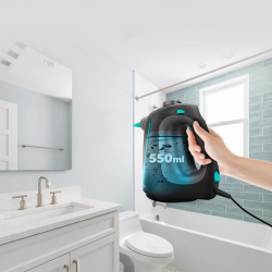 aparat de curatat cu abur cecotec hydrosteam 1300 rapid max, 3 bari, 16 accesorii, putere 1350w, debit de abur 32g min