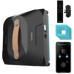 robot curatare geamuri cecotec conga windroid 1390 doublespray connected, pulverizare subla, control aplicatie , telecomanda, 8 