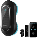 robot curatare geamuri cu pulverizator cecotec windroid 1090 double spray, smart, 3 in 1, control aplicatie, telecomanda, 12 mop