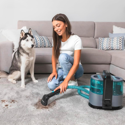 aspirator cu spalare cecotec conga 4000 carpetspot clean xl, 400w, putere aspirare 12kpa, rezervor apa detergent, rezervor apa m