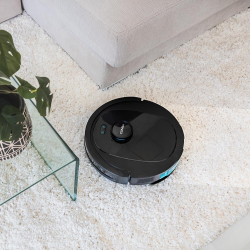 robot de aspirare conga 8490 ultimate ultra, 4 in 1, 7000 pa, laser, autonomie 170 minute, 2 perii centrale, functie mop, baza a