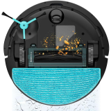 robot de aspirare conga 8490 ultimate ultra, 4 in 1, 7000 pa, laser, autonomie 170 minute, 2 perii centrale, functie mop