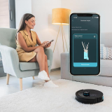 robot de aspirare conga 8490 ultimate ultra, 4 in 1, 7000 pa, laser, autonomie 170 minute, 2 perii centrale, functie mop