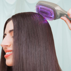 perie cecotec haircare revitalize champagne, revitalizare si reparare par, 5 tehnologii: vibratii, ioni negativi, microcurenti e