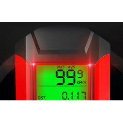 lanterna pentru bicicleta 4 in 1 superfire bm01, 300 lumeni, afisare viteza, km, temperatura, display cu afisaj, 5 functii,