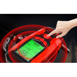 lanterna pentru bicicleta 4 in 1 superfire bm01, 300 lumeni, afisare viteza, km, temperatura, display cu afisaj, 5 functii,