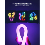 banda led govee neon rope 2 h61d4-b rgbic, inteligenta, 4m, sincronizare muzica, matter, wifi, alexa, google asistant -negru