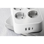 prelungitor tessan ts-ps02de, 6 prize, 2 x usb-a, 1x usb-c, incarcare rapida 25w