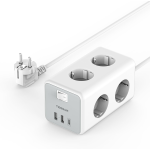 prelungitor tip cub tessan ts-306-c, 6 prize, 2 usb, 1 usb-c, 3a, cablu 2m prelungitor tip cub tessan ts-306-c, 6 prize, 2 usb, 1 usb-c, 3a, cablu 2m