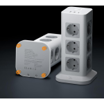 prelungitor tip turn tessan tps04-de, 12 prize, 3 usb, 1 usb-c, 3a, cablu 2m prelungitor tip turn tessan tps04-de, 12 prize, 3 usb, 1 usb-c, 3a, cablu 2m