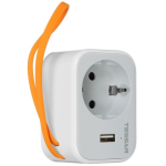 adaptor priza tessan ts-332, 1 priza, 1 port usb-c, 1 port usb, 10a adaptor priza tessan ts-332, 1 priza, 1 port usb-c, 1 port usb, 10a
