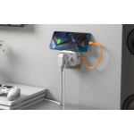 adaptor priza tessan ts-332, 1 priza, 1 port usb-c, 1 port usb, 10a adaptor priza tessan ts-332, 1 priza, 1 port usb-c, 1 port usb, 10a