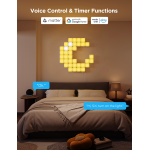 kit panouri mici luminoase led govee h8069, rgbic, wi-fi + bluetooth, 10 panouri, alexa , google asistant, matter kit panouri mici luminoase led govee h8069, rgbic, wi-fi + bluetooth, 10 panouri, alexa , google asistant, matter