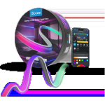 banda led govee cob h61e5 pro, 3m, rgbic+w, 1260 leds m,  alexa, google asistant, matter, bluetooth, wi-fi