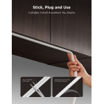 banda led govee cob h61e5 pro, 3m, rgbic+w, 1260 leds m,  alexa, google asistant, matter, bluetooth, wi-fi