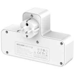 adaptor priza ldnio se2337, 2 prize, 2 x usb-a, 1x usb-c, incarcare rapida qc 3.0, 10a