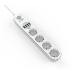 prelungitor ldnio se4432, 4 prize, 4 x usb-a, pd quick charge, 17w, 2m