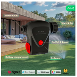 electrovalva smart cu temporizator nous l14, zigbee 3.0