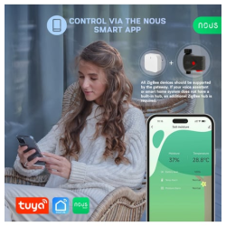 electrovalva smart cu temporizator nous l14, zigbee 3.0