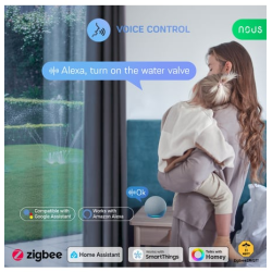 electrovalva smart cu temporizator nous l14, zigbee 3.0